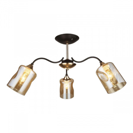 Потолочная люстра IMEX MD.4052-3-S COFFEE+FGD