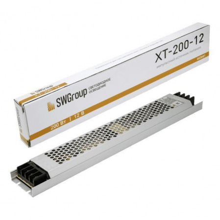 Блок питания SWG 12V 200W IP20 16,6A XT-200-12 003061 Алматы