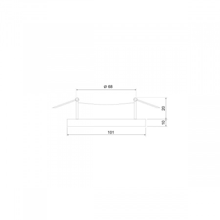 Встраиваемый светильник Elektrostandard 124 MR16 белый/серебро a053357