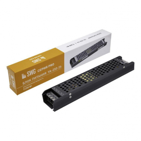 Блок питания SWG 24V 250W IP20 10,4A YA-250-24 003159 Алматы