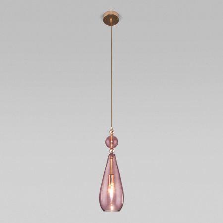 Подвесной светильник Eurosvet Ilario 50202/1 пурпурный