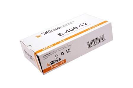 Блок питания SWG 12V 400W IP20 33,33A S-400-12 000128 Алматы