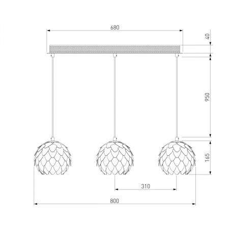 Подвесной светильник Bogates 304/3