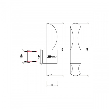 Бра Vele Luce Aronos VL5734W01
