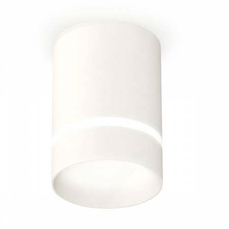 Комплект накладного светильника с акрилом Ambrella light XS6301061 SWH/FR белый песок/белый матовый MR16 GU5.3 (C6301, N6228)