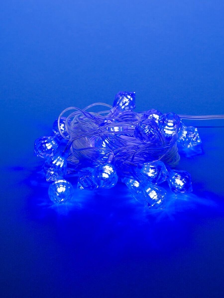Светодиодная гирлянда Uniel 220V синий LD-S0280-020/DTA BLUE IP20 DIAMONDS 07922