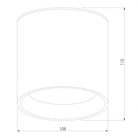 Уличный светодиодный светильник Elektrostandard Light Led 35132/H черный a056231