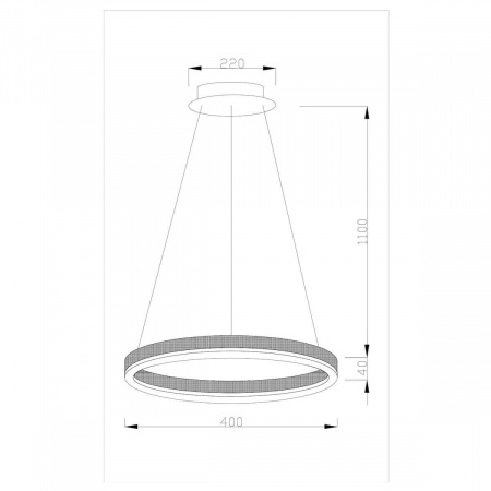 Подвесной светодиодный светильник Moderli Bona V1751-PL