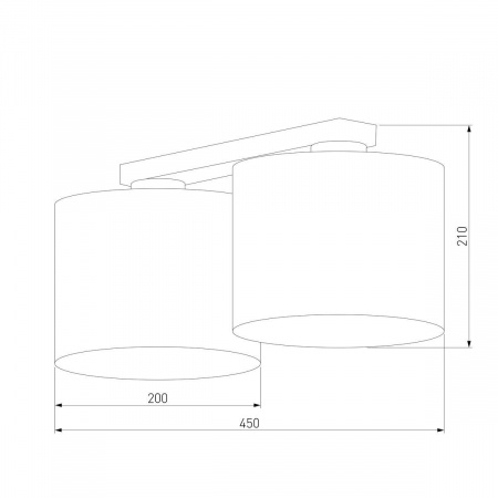 Потолочный светильник TK Lighting 6583 Juta