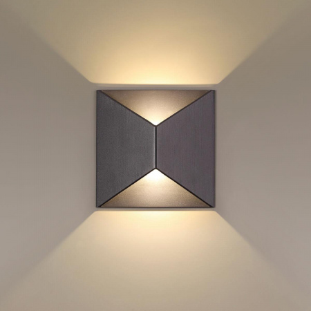 Уличный настенный светодиодный светильник Odeon Light Hightech Tibro 3907/10WL