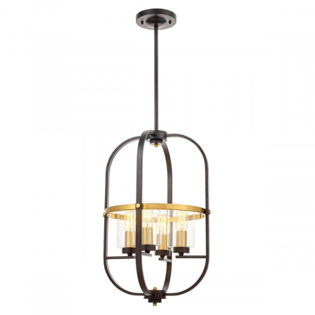 Подвесная люстра Lumina Deco Monterey LDP 1141-4 BK+MD