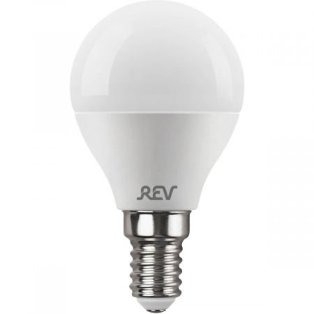 Лампа светодиодная REV G45 Е14 11W 6500K холодный белый свет шар 32507 9