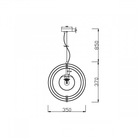 Подвесной светильник Vele Luce Orion VL1834P01