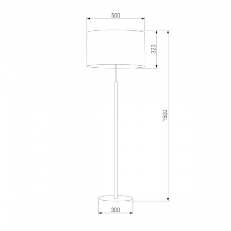 Торшер TK Lighting 5216 Deva White