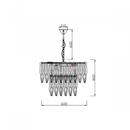 Подвесная люстра Vele Luce Dolce VL1814L06