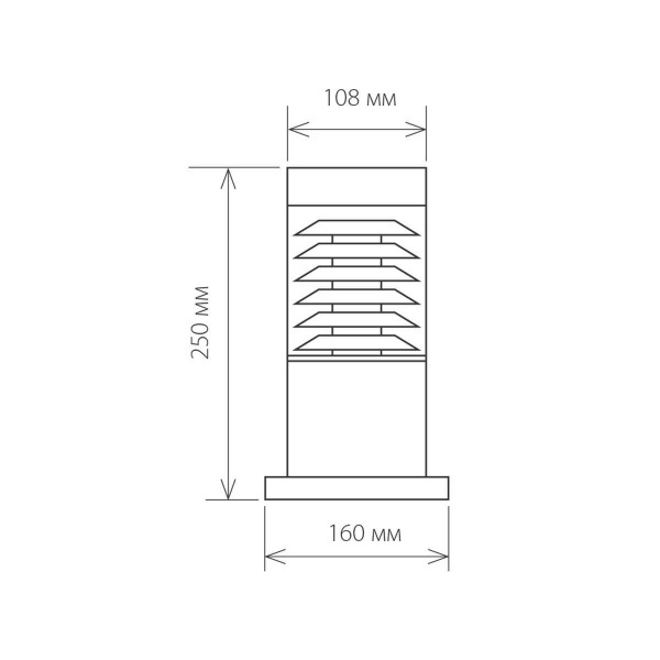 Уличный светильник Elektrostandard 1508 Techno серый a035097