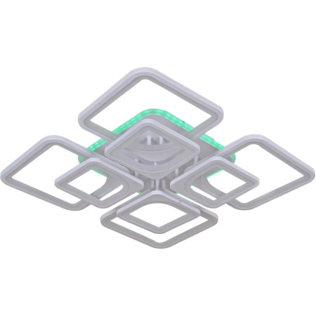 Потолочная светодиодная люстра Reluce 11005-0.3-4+4RGB WH(RGB)