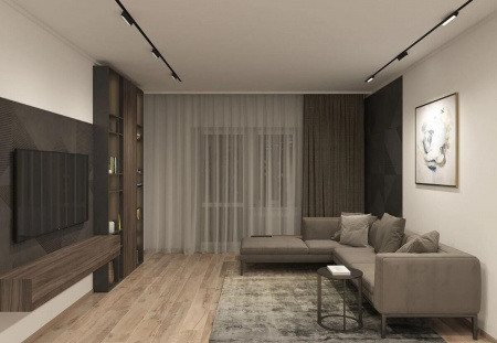 Трековый светодиодный светильник Denkirs Smart DK8009-BK