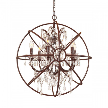 Подвесная люстра Loft IT Foucaults Orb Crystal Loft1897/6