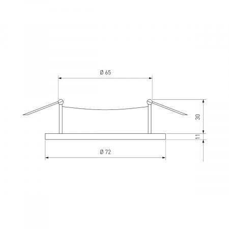 Встраиваемый светильник Elektrostandard 111 MR16 серебро a053335