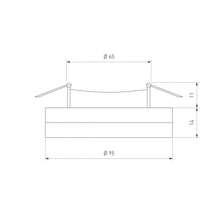 Встраиваемый светильник Elektrostandard 8355 MR16 CL/WH прозрачный/белый a049340