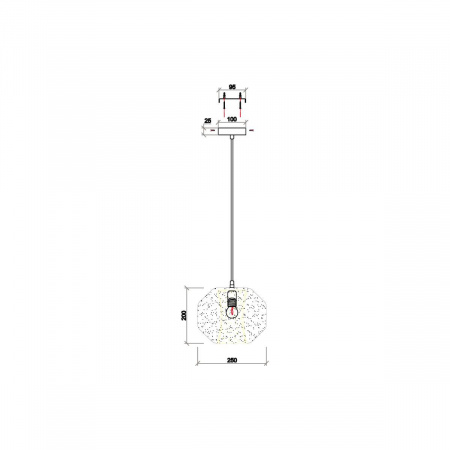 Подвесной светильник Vele Luce Milan VL5724P11