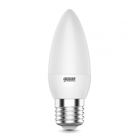 Лампа светодиодная Gauss E27 8W 4100K матовая 33228