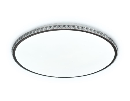 Потолочный светодиодный светильник Ambrella light Orbital Crystal FF71