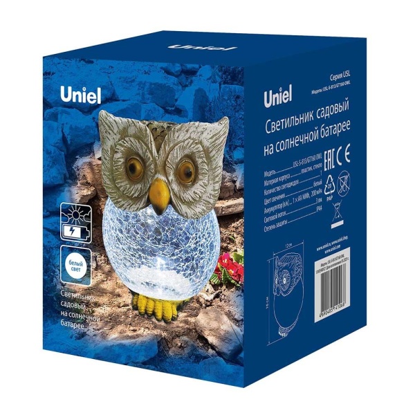 Светильник на солнечных батареях Uniel Special USL-S-813/GT160 OWL UL-00007867