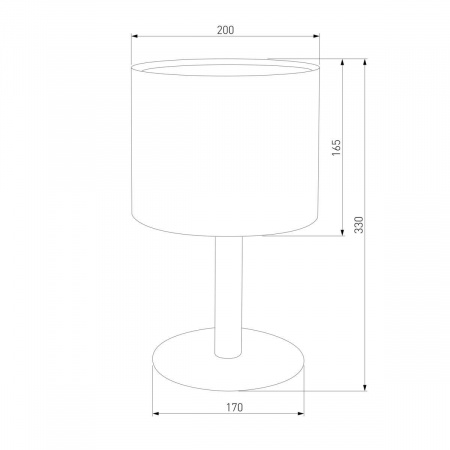 Настольная лампа TK Lighting 5217 Deva White