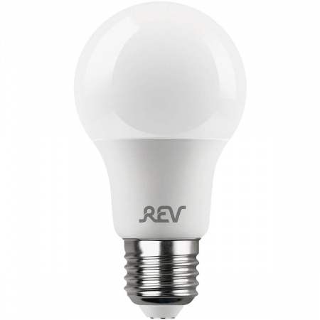 Лампа светодиодная REV A60 Е27 10W 6500K холодный белый свет груша 32528 4