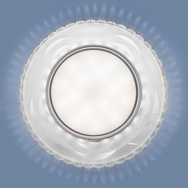 Встраиваемый светильник Elektrostandard 3036 GX53 SL/WH зеркальный/белый a047765