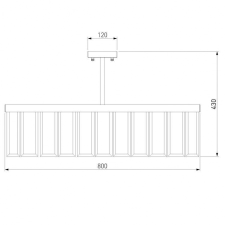 Потолочная люстра Bogates Eclipse 357/8 Smart
