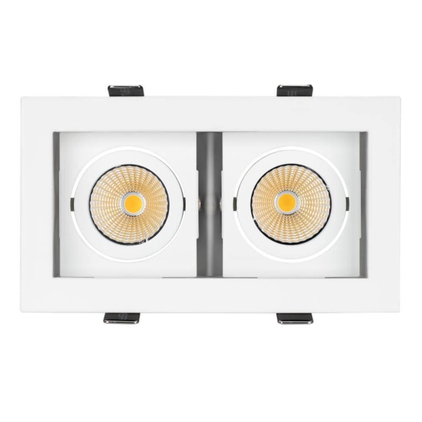 Встраиваемый светодиодный светильник Arlight CL-Kardan-S180x102-2x9W White 024128 Алматы