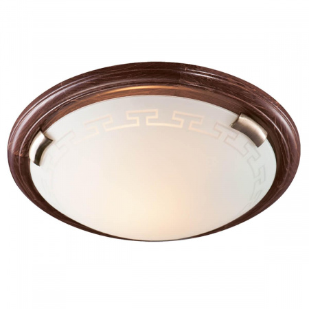 Потолочный светильник Sonex Gl-wood Greca wood 360