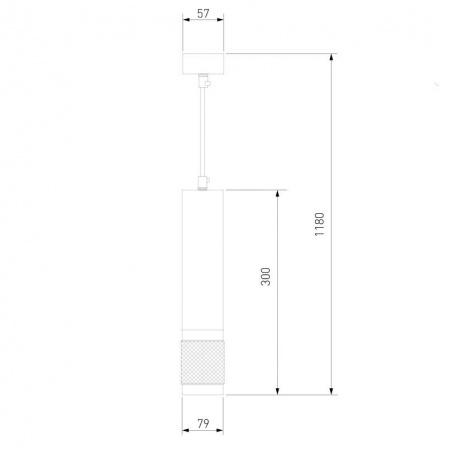 Подвесной светильник Eurosvet Tony DLN108 GU10 черный/золото