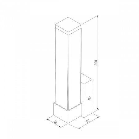 Настенный светильник Elektrostandard Jimy MRL Led 1110 чёрный a052741