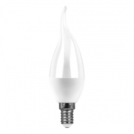 Лампа светодиодная Feron E14 7W 6400K матовая LB-97 38135