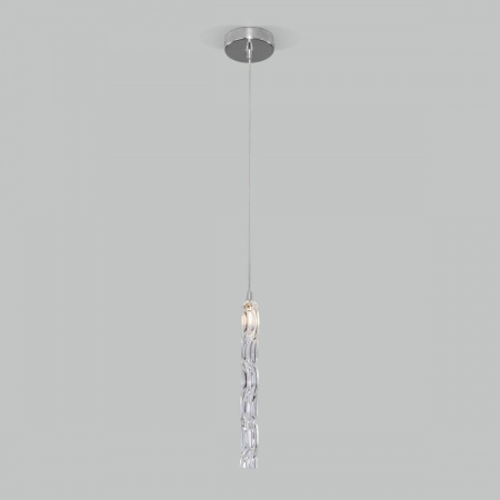 Подвесной светильник Eurosvet Lynn 50381/1 хром Алматы Подвесной светильник Eurosvet Lynn 50381/1 хром