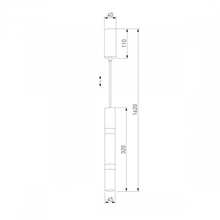 Подвесной светодиодный светильник Eurosvet Axel 50210/1 LED белый