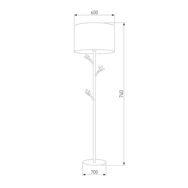 Торшер TK Lighting 5572 Albero White