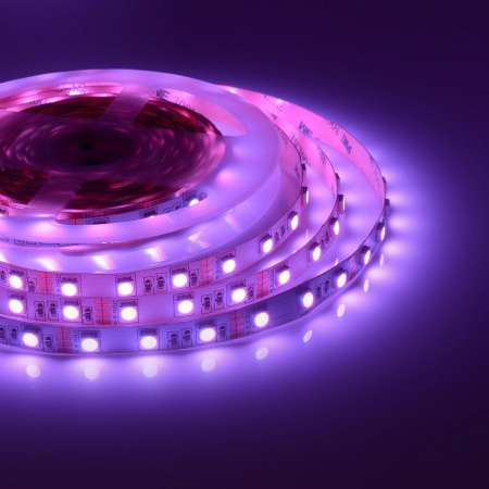 Светодиодная лента Apeyron 14,4W/m 60LED/m 5050SMD разноцветная 5M 17BL Алматы