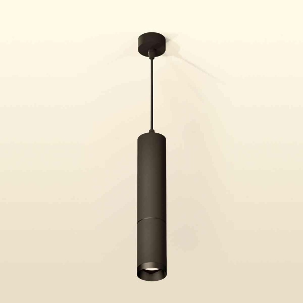Комплект подвесного светильника Ambrella light Techno Spot XP6323010 SBK/PBK черный песок/черный полированный (A2302,C6356,A2061,C6323,N6131)