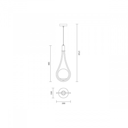 Подвесной светильник Vele Luce Fleet VL5194P11
