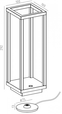 Настольная лампа Deko-Light Crucis 346043