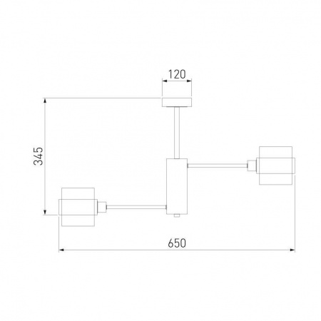 Потолочная люстра Eurosvet Arcada 70127/6 хром