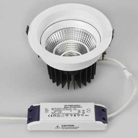 Встраиваемый светодиодный светильник Arlight LTD-140WH 25W White 30deg 032620 Алматы