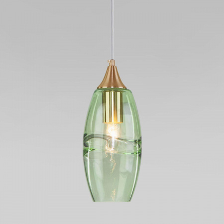 Подвесной светильник Eurosvet Lotus 50222/1 зеленый