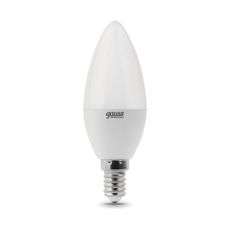 Лампа светодиодная Gauss E14 8W 4100K матовая 33128