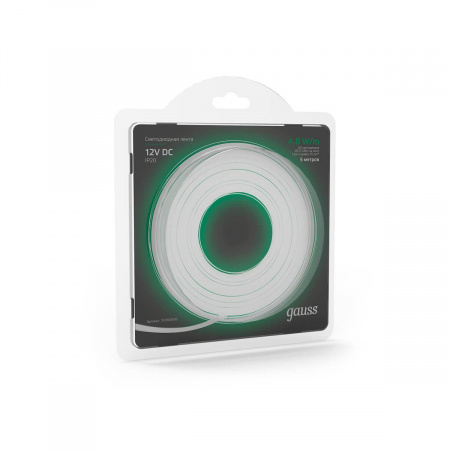 Светодиодная лента Gauss 4,8W/m 60LED/m 2835SMD зеленый 5M 312000605 Алматы